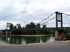 Puente colgante de Marmande