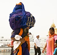 A Sikh with a darbara Singh dumala