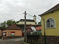 Blick auf die römisch-katholische Kirche Szentháromság