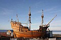 The Ferdinand Magellan's Nao Replica in the Museo Nao Victoria in Punta Arenas Chile, the first ship to sail it