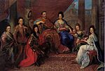 João III com a sua família.