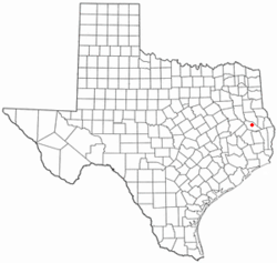 Location of Huntington, Texas