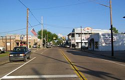 Downtown Humble facing east, 2005