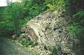 Anticline in Wills Creek or Bloomsburg Formation at Roundtop Hill, Maryland