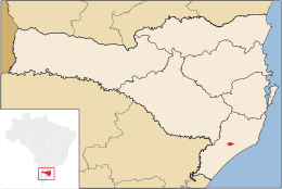 Cocal do Sul – Mappa