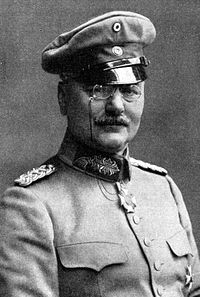 Otto von Moser jako Generálmajor za první světové války.