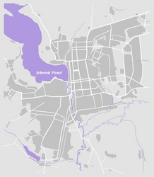 Iževsk – Mappa