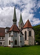 Ostansicht der Klosteranlage