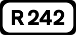 R242 road shield}}