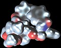 Space-filling model of paclitaxel