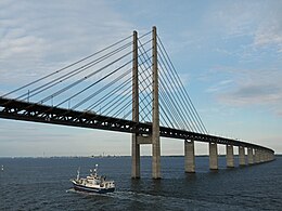 Az Øresund híd Svédország és Dánia között