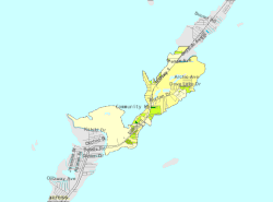 U.S. Census Bureau map showing CDP boundaries