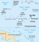 Mapa dos Estados Federados da Micronésia