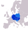 Central Europe according to Swansea University professors Robert Bideleux and Ian Jeffries (1998)[106]