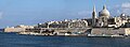 Valletta, northern coast, seen from Fort Manoel (on Manoel Island)