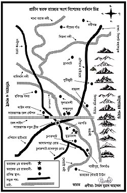 সৈয়দ মুরাদ আহমেদের করা তরফের মানচিত্র