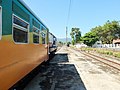 Kereta api Sibinuang tiba di Stasiun Padang