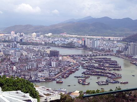 Sanya, deuxième ville de la province.