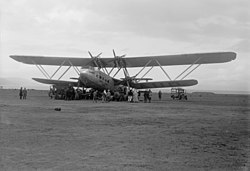 Handley Page H.P.42 Hanno der Imperial Airways in Palästina, 1935