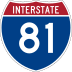 Interstate 81 marker