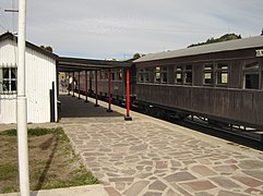 Train at Esquel station