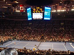 Tournoi de tennis.