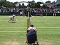 Image 44Wimbledon ball girl at the net, 2007 (from Wimbledon Championships)