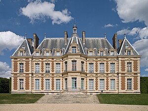 Façade ouest du château de Sceaux.