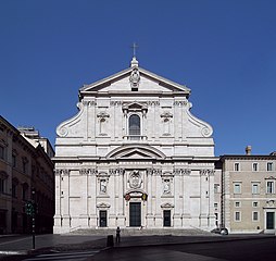 Švč. Jėzaus Vardo bažnyčia (1584 m.), Roma.