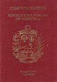 Until 2006, Venezuela issued the Andean Passport.