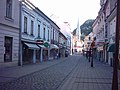 Stanetova street with the Church of Saint Daniel in background