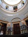 Stairwell within Home House, designed by Robert Adam in 1777