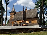 Holzkirchen im Süden von Kleinpolen