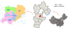 Location of Xiong'an New Area in Hebei