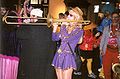 Trombonist Mardi Gras night