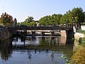 Brücke an der Sambre-Schleuse