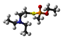 Ball-and-stick model of VM