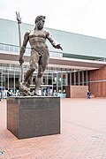 Statue of Poseidon in front of the Museum