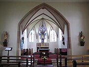 Intérieur de la chapelle.