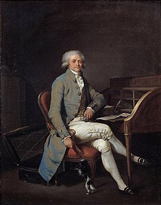 Portrait présumé de Robespierre, peint à Arras par Louis-Léopold Boilly en 1791 (Palais des Beaux-Arts de Lille).