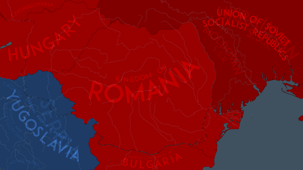 The Moldavian SSR after World War Two on 10 February 1947.