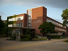 Hinds Hall, location of the School of Information Studies