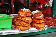 Pambazos for sale in Mexico City