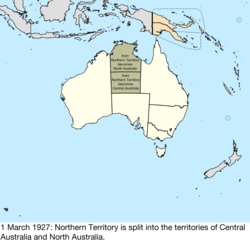 Map of Australia; for details, refer to adjacent text