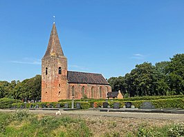 De Nicolaaskerk met Juffertoren te Onstwedde