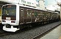 Set 502 in all-over brown livery in October 2009