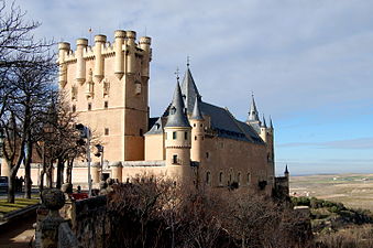 It Alcázar de Segovia (Spanje).