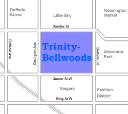 Vicinity of Trinity–Bellwoods