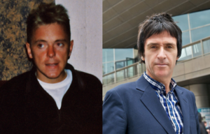 Bernard Sumner (left) and Johnny Marr (right) of Electronic