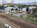 The Freightliner maintenance depot at Leeds Midland Road.